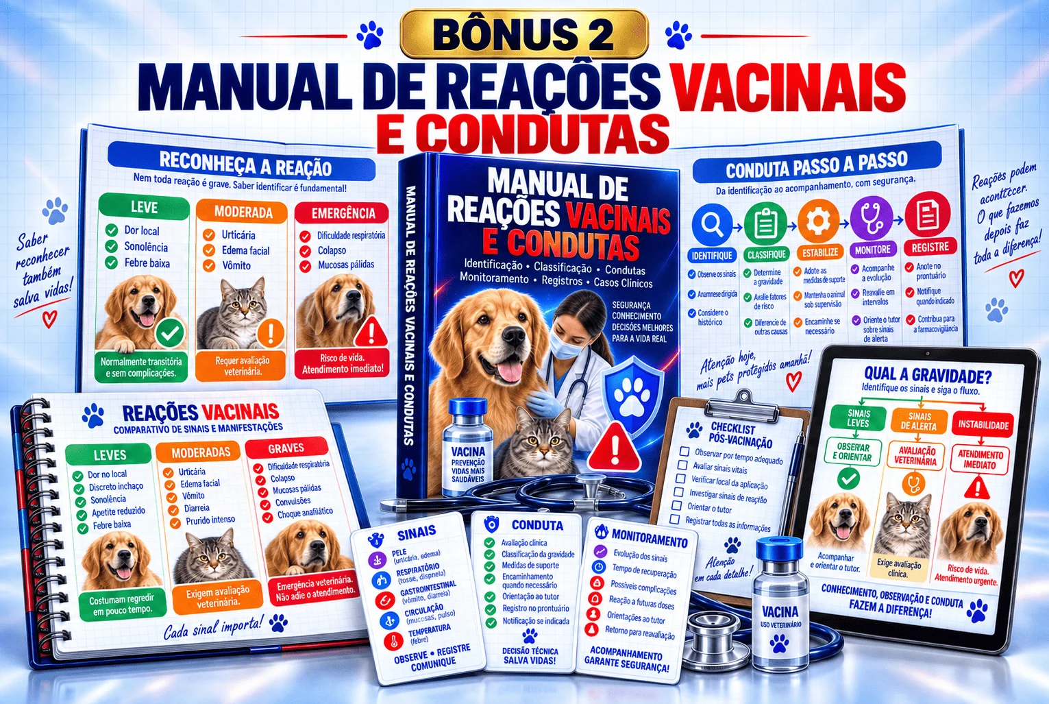 Manual Visual de Reações Vacinais e Condutas